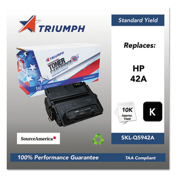 Triumph™ 751000nsh0180 Remanufactured Q5942a (42a) Toner, 10,000 Page-yield, Black freeshipping - TVN Wholesale